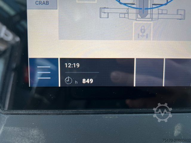 Teleskoparmstapler MAGNI Magni RTH 6.26 / nur 849h ! / Gabel / 5 t Winde