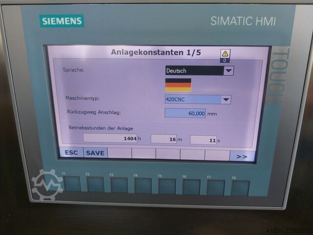Hydraulic CNC horizontal bending machine STIERLI 420 CNC-CE