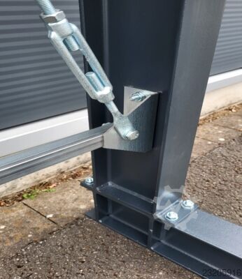 Cantilever rack 6,40 lfm. Kragarmregal einseitig Langgutregal 255 cm Hoch