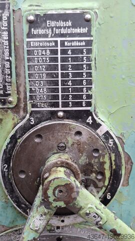 Radial drilling machine, Csepel R.F. 2a Csepel R.F. 2a