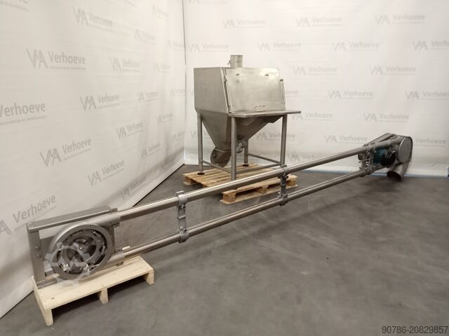 Flowveyor Pulveraufnahmestortschrank mit Förderband Flowveyor 