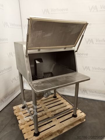 Flowveyor Pulveraufnahmestortschrank mit Förderband Flowveyor 