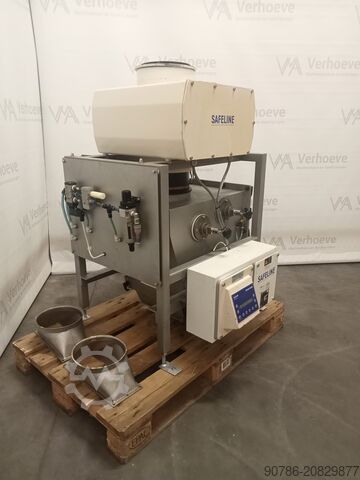 Safe Line Durchlauf-Metall-Detektion mit Auswurfklappe, Edelstahl Safe Line