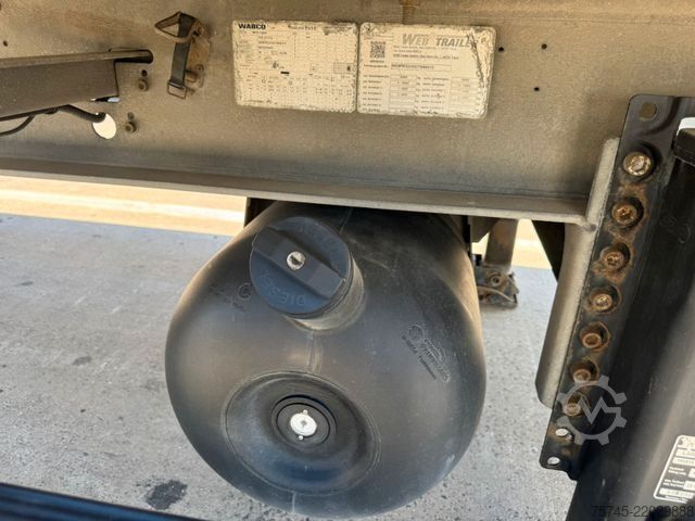 Reefer semitrailer WEB-TRAILER TKS 18 * KÜHLKOFFER * CARRIER VECTOR 1350 * SAF