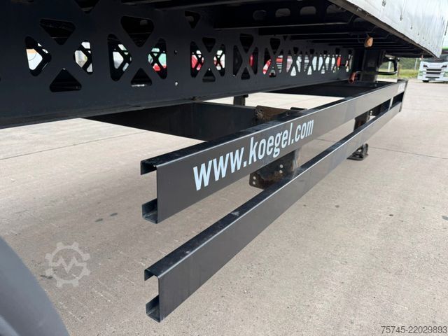 Beverage semitrailer KÖGEL SN 24 **GETRÄNKE*SAF*LIFT*SCHNELLADESYSTEM*