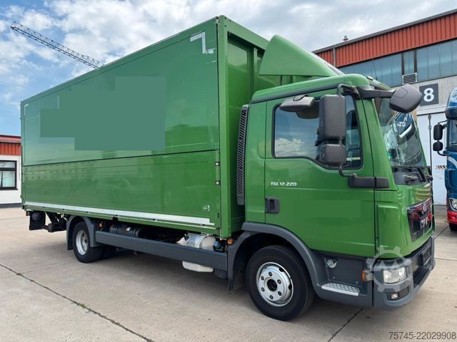 LKW mit Kofferaufbau MAN TGL 12.220 * KOFFER/GETRÄNKE AUFBAU * LBW * KLIM