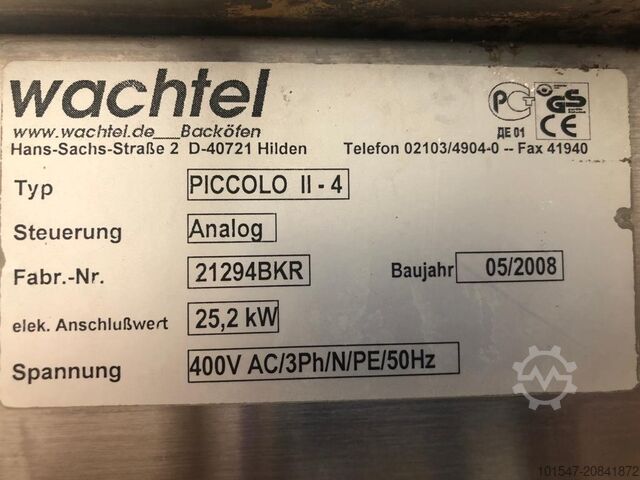 Kammerofen Wachtel Piccolo II