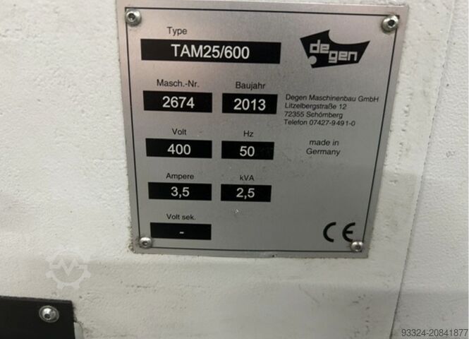 Ablängmaschine Degen TAM 25-600