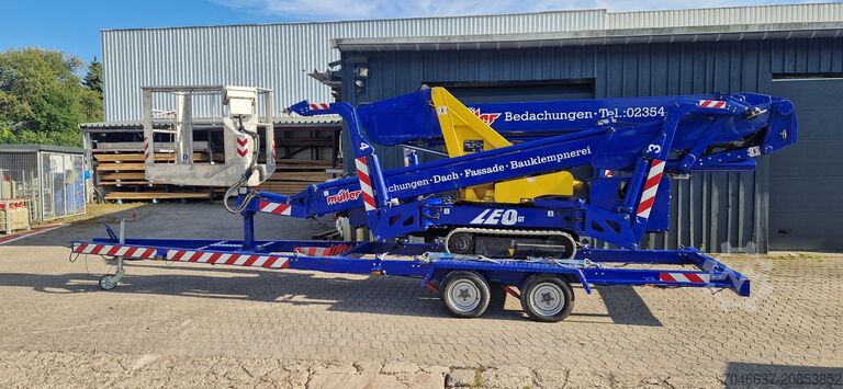 Work platform LEO 23 GT + trailer Teupen hyLIFT LEO 23 GT