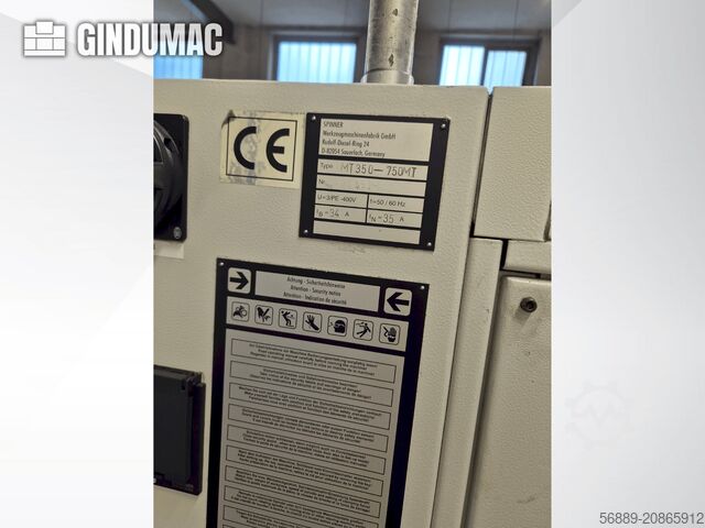 Horizontal-Drehmaschine SPINNER MT 350/750