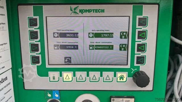 Wood chipper Komptech CRAMBO 6000 MOBILE SLOW-SPEED SHREDDER