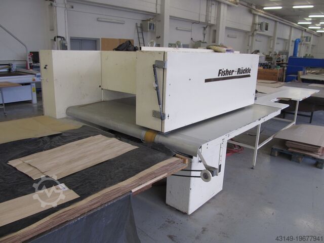 Veneer longitudinal splicing machine Fisher + Rückle FZK