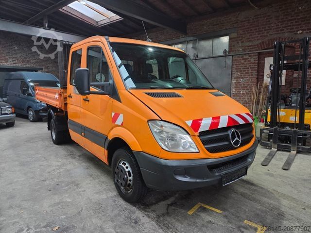 Three-way tipper van MERCEDES-BENZ Sprinter DoKa 3 S Kipper 515 CDI AHK  7 Sitze
