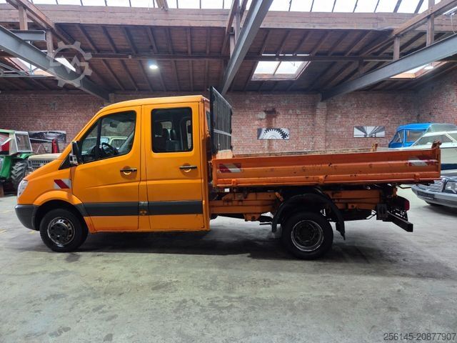 Three-way tipper van MERCEDES-BENZ Sprinter DoKa 3 S Kipper 515 CDI AHK  7 Sitze