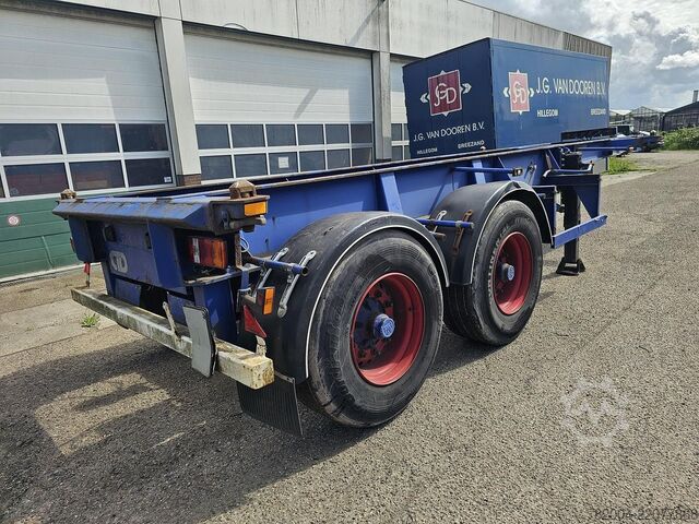 Container transport MKF METALLBAU CS 20 -20 FOOT- CONTAINER CHASSIS -HEAVY DUTY- ...