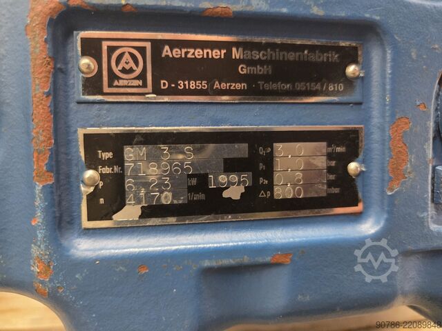 Aerzen blower GMA GLA GM3S Van Aerzen 