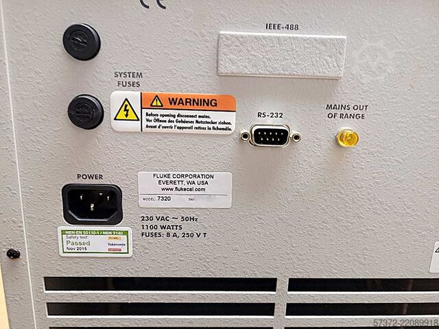 Temperature Calibration Bath Fluke 7320 High Precision Bath