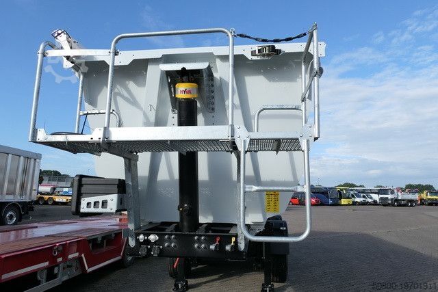 Kipper Auflieger MEGA MNW, Stahl, 25m³, Luft-Lift, anliegende Klappe