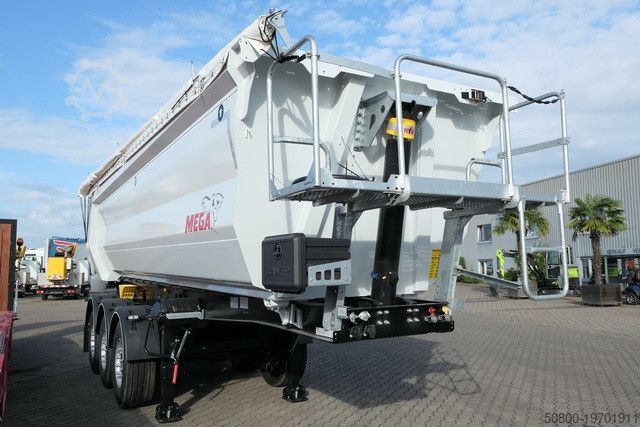 Kipper Auflieger MEGA MNW, Stahl, 25m³, Luft-Lift, anliegende Klappe