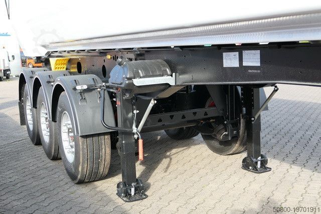 Kipper Auflieger MEGA MNW, Stahl, 25m³, Luft-Lift, anliegende Klappe