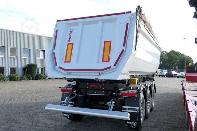Kipper Auflieger MEGA MNW, Stahl, 25m³, Luft-Lift, anliegende Klappe