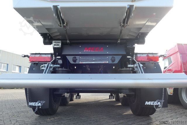 Kipper Auflieger MEGA MNW, Stahl, 25m³, Luft-Lift, anliegende Klappe