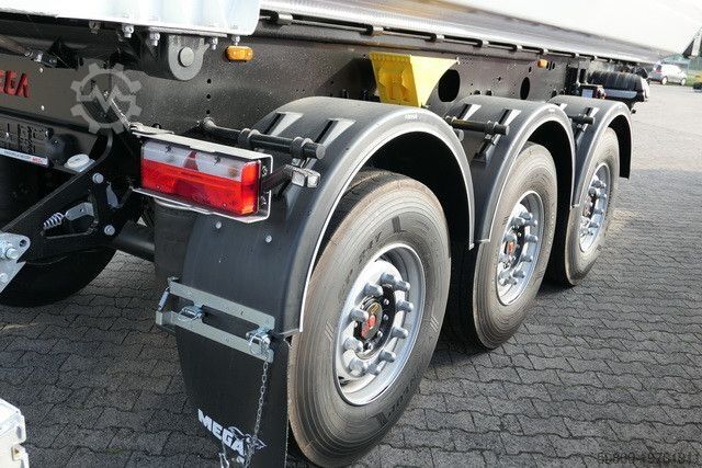 Kipper Auflieger MEGA MNW, Stahl, 25m³, Luft-Lift, anliegende Klappe