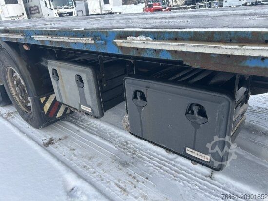 Open semitrailer SCHWARZMüLLER BORDWANDEAUFLIEGER LIFTACHSE