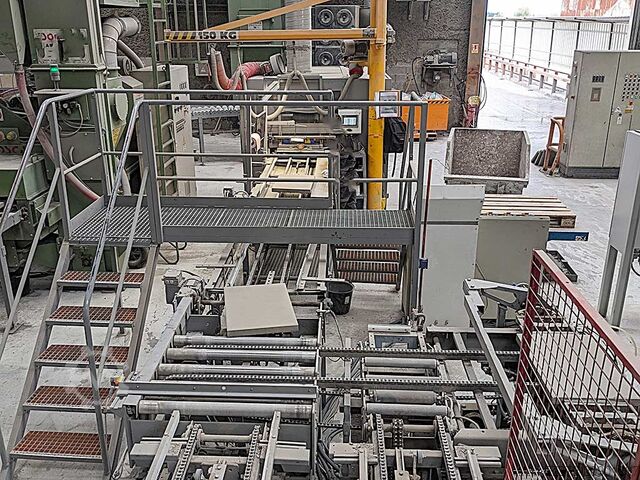 Concrete Slab Press Line Hermetik/Henke 