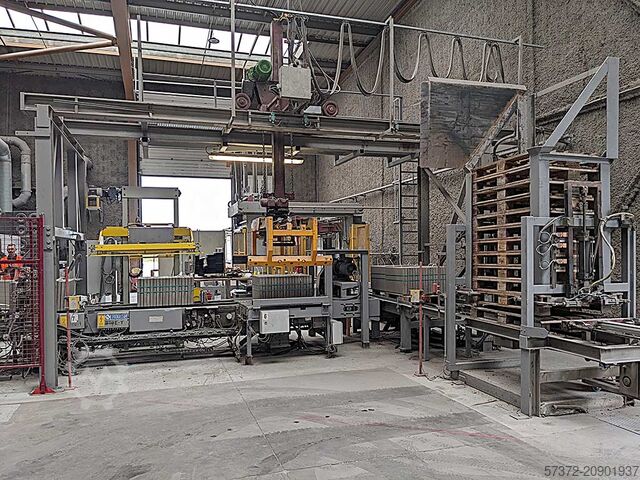 Concrete Slab Press Line Hermetik/Henke 
