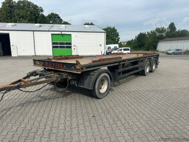 Roll off trailer Reisch REA-24 / Absetzmulden / Plattform 8 m