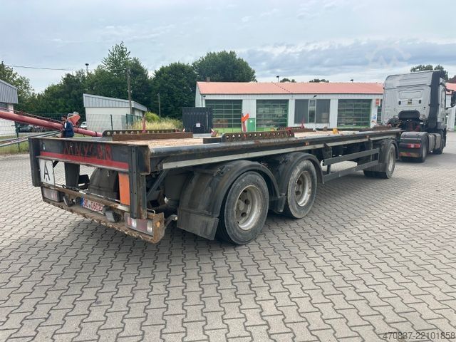 Roll off trailer Reisch REA-24 / Absetzmulden / Plattform 8 m