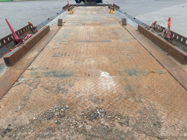 Roll off trailer Reisch REA-24 / Absetzmulden / Plattform 8 m