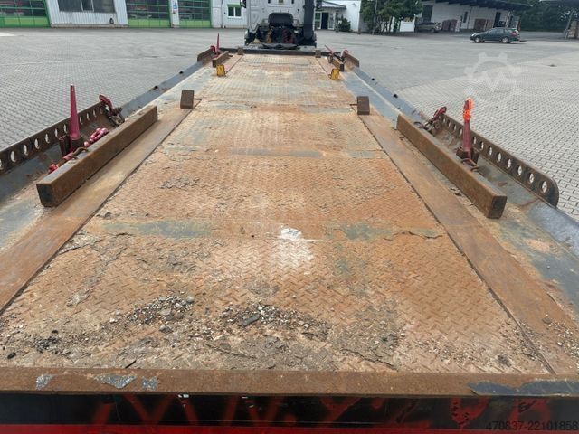 Roll off trailer Reisch REA-24 / Absetzmulden / Plattform 8 m