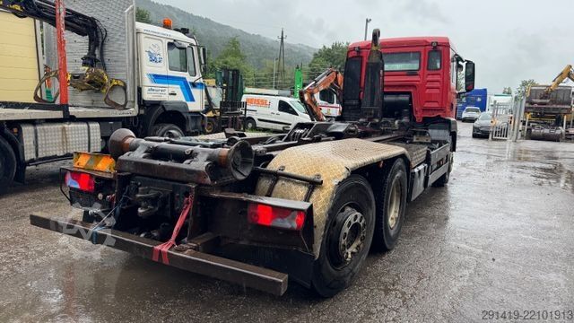Roll-off tipper truck MAN TGS 26.360 6x2-2 LL Abrollkipper Euro 4 Bj 2008