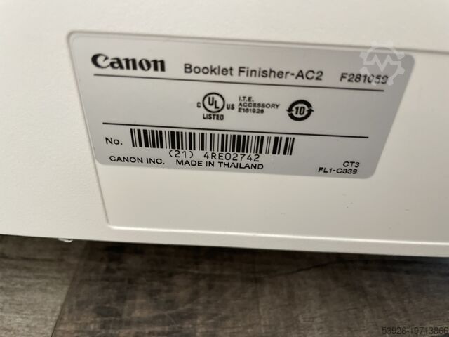 Digital printing machine Canon imagePRESS V700 incl. Fiery, Bookletfinisher, Paperdeck