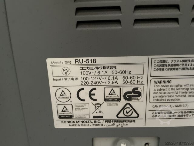 Digitaldruckmaschine Konica Minolta AccurioPress C6085 incl. Fiery, IQ-501, Paperdeck