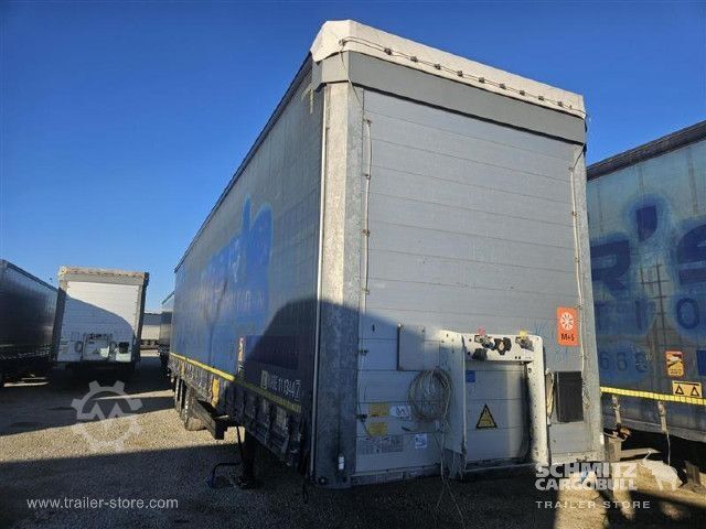 Open semitrailer with tarp Schmitz Cargobull Semitrailer Curtainsider Mega