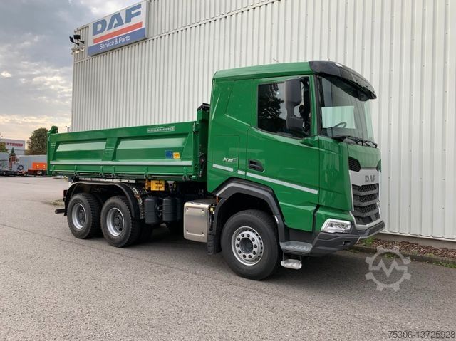 Dreiseitenkipper LKW DAF FAT XFC 530 SL Meiller TRIGENIUS D 316