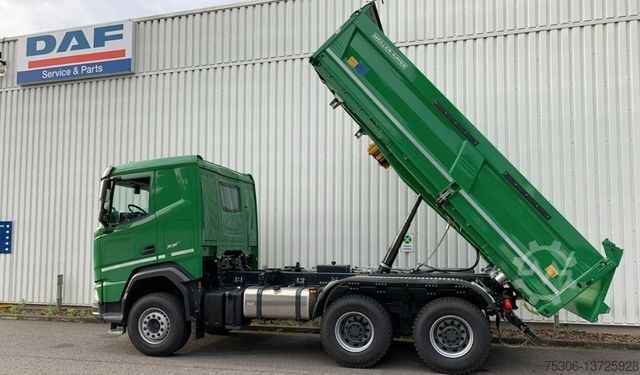 Dreiseitenkipper LKW DAF FAT XFC 530 SL Meiller TRIGENIUS D 316