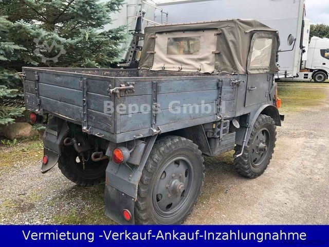 Pick-up van MERCEDES-BENZ Damlier-Benz U 25 -Unimog -Cabrio-H Kennzeichen