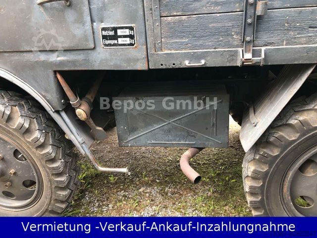 Pick-up van MERCEDES-BENZ Damlier-Benz U 25 -Unimog -Cabrio-H Kennzeichen