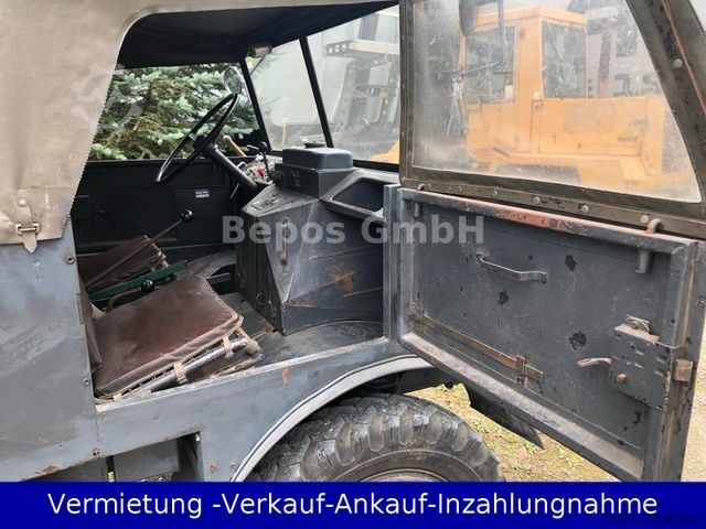 Pick-up van MERCEDES-BENZ Damlier-Benz U 25 -Unimog -Cabrio-H Kennzeichen