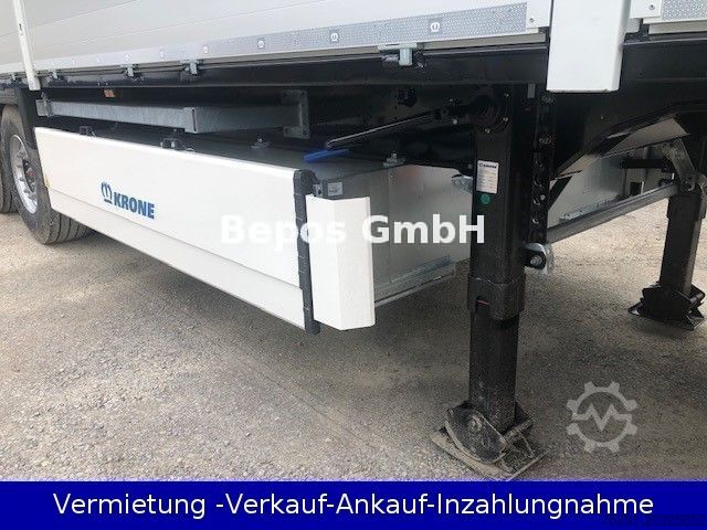Open semitrailer with tarp KRONE SD - Profi Liner-PK-SAF-Bordwandsieder-Rungen