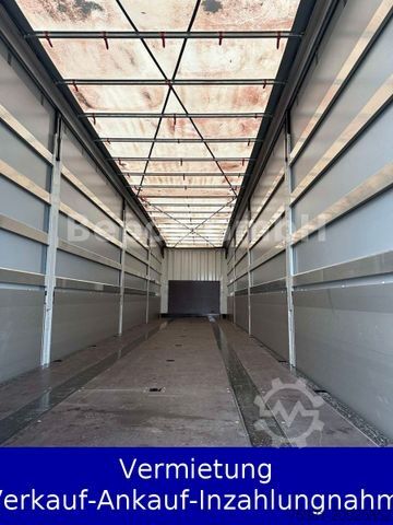 Open semitrailer with tarp KRONE SD - Profi Liner-PK-SAF-Bordwandsieder-Rungen