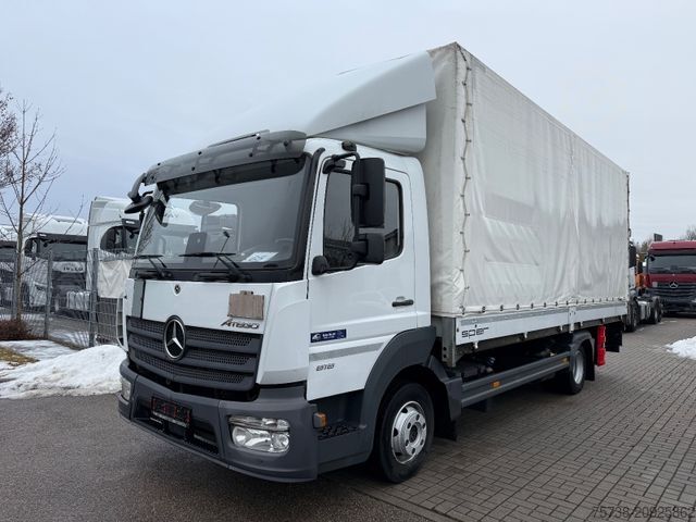 Curtain sider van MERCEDES-BENZ Atego 818 L Pritsche+Plane+LBW/Klima/EURO6D
