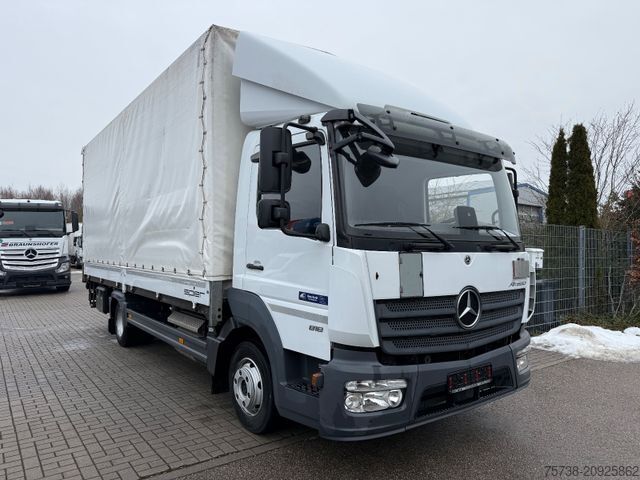 Curtain sider van MERCEDES-BENZ Atego 818 L Pritsche+Plane+LBW/Klima/EURO6D