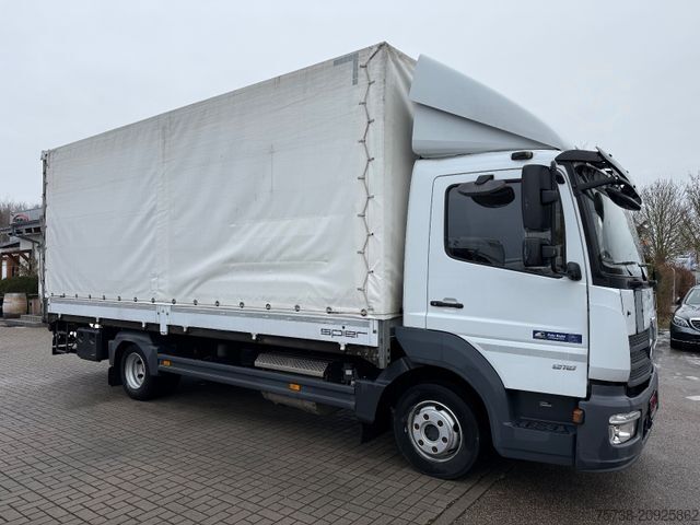Curtain sider van MERCEDES-BENZ Atego 818 L Pritsche+Plane+LBW/Klima/EURO6D