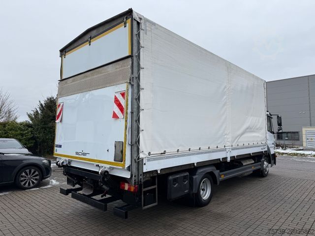 Curtain sider van MERCEDES-BENZ Atego 818 L Pritsche+Plane+LBW/Klima/EURO6D