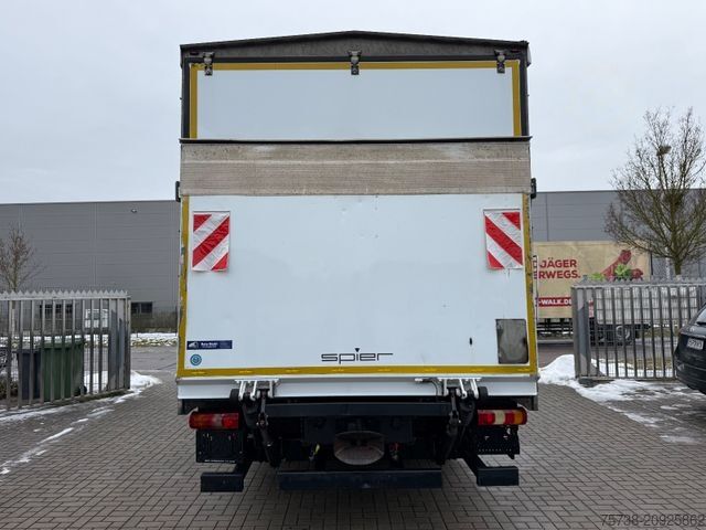 Curtain sider van MERCEDES-BENZ Atego 818 L Pritsche+Plane+LBW/Klima/EURO6D